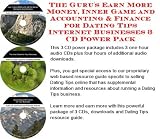 The Guru's Earn More Money, Inner Game and Accounting & Finance for Dating Tips Internet Businesses 3 CD Power Pack