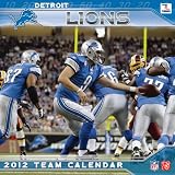 2012 DETROIT LIONS 12X12 WALL CALENDAR