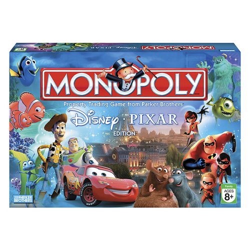 Childrens Toyshop  Toys : Monopoly Disney Pixar Edition