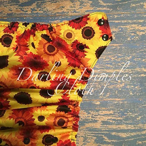 Sunflower Custom Printed Pocket Diaper