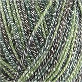 5 pack of Worsted Weight Soft and Slim Color 993 Mint Dark Chocolate