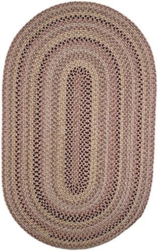 Thorndike Mills Pioneer Valley II Buckskin Round 4' X 4' Braided Rug