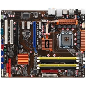 Asus P5Q PRO Turbo Core 2 Quad/ Intel P45/ DDR2-1300/ A&GbE/ ATX Motherboard