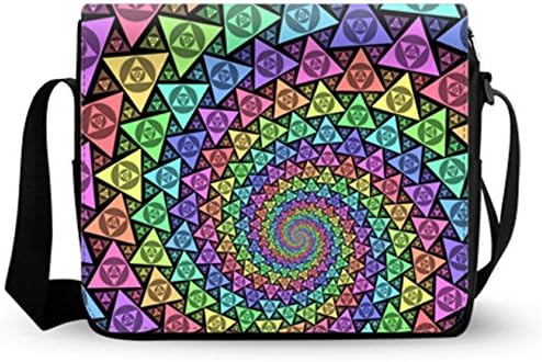 Women Messenger Bags Fashion Shoulder Bags Cross Body Bag Bohemian Pattern Print 12.2*9.4 Inch.
