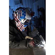 3M Speedglas American Pride Welding Helmet 100 with Auto-Darkening Filter 100V, Welding Safety 07-0012-31AP/37238(AAD)