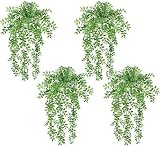 FOUR 24" Smilar Grass Hanging Bushes in green frosted color