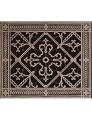Home Improvement: Decorative Grille, Vent Cover, or Return Register. Made of Urethane Resin to fit over a 8"x10" duct or opening. Total size of vent is 10"x12"x3/8", for wall and ceiling grilles (not for floor use). - Beaux-Artes, Ltd.