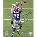 Steiner Sports NFL Osi Umenyiora Pressuring Romo Autographed 8-by-10-Inch Photograph