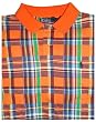Polo Ralph Lauren Orange Plaid CUSTOM FIT Shirt (Medium)