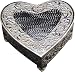 Heart Shape Silver Cake Stand for Wedding & Anniversary Cake Celebration 16"