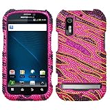 Rocker Diamante Phone Protector Cover for MOTOROLA MB855 (Photon 4G)