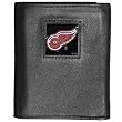 Detroit Red Wings Boxed Leather Trifold Wallet - NHL Hockey Fan Shop Sports Team Merchandise