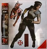 Resident Evil Wall Graffix 2ft+ tall JILL VALENTINE 4 piece set