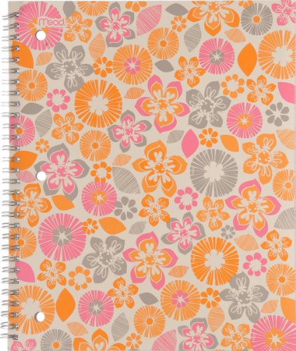 Mead Pretty Please Notebook, 10-1/2 x 8-Inches, 1-Subject, 80CT, CR, Small Flowers (72006) Mead Pretty Please Notebook, 10-1/2 x 8-Inches, 1-Subject, 80CT, CR, Small Flowers (72006)