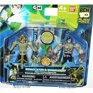 Ben 10 Alien Creation Chamber Mini Figure 2-Pack Benvicktor and Benmummy