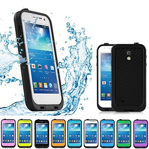 Samsung Galaxy S4 Case, LERBO Colorful Waterproof Dirt Dust Proof Case Cover for Samsung Galaxy S4 I9500(White)