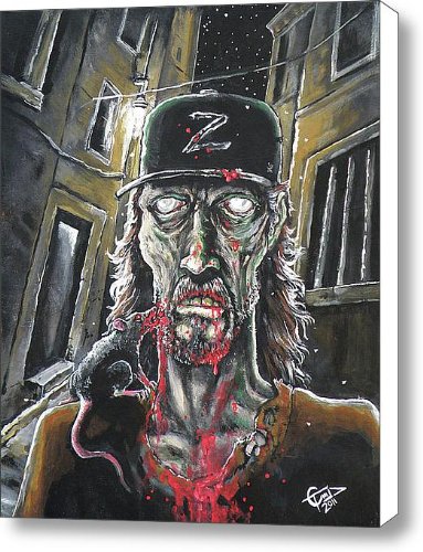 Zombie Tom Canvas Print / Canvas Art - Artist Tom Carlton