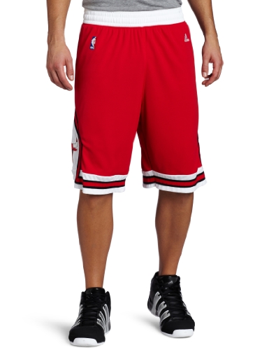 NBA Men's Chicago Bulls Swingman Short (Red, X-Large)