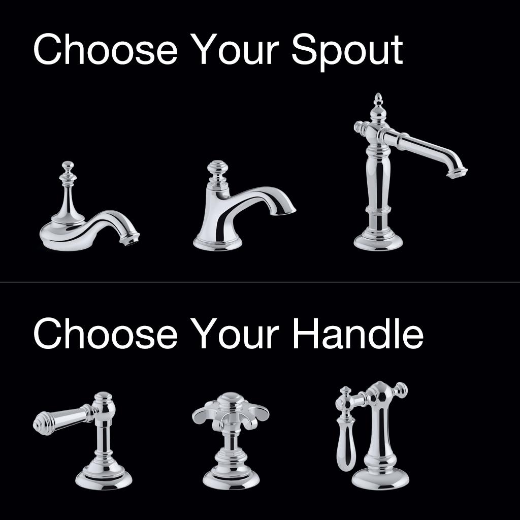 KOHLER K72797CP Artifacts Wallmount handshower holder and supply elbow, Polished Chrome