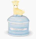Tender Beginnings Blue Cute Curl Keepsake Box