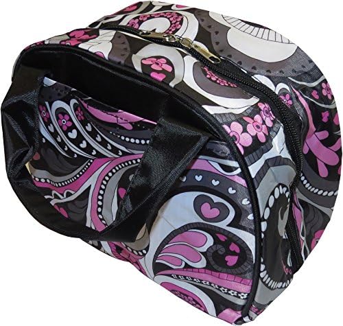 Pink Paisley Small Insulated Lunch Bag