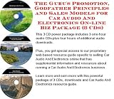 61VuH0Wz1OL. SL160  The Gurus Promotion, Godfather Principles and Sales Models for Car Audio And Electronics On line Biz Package