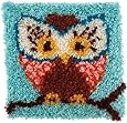 Spinrite Wonderart Latch Hook Kit, 12 by 12-Inch, Hoot Hoot