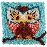 Spinrite Wonderart Latch Hook Kit, 12 by 12-Inch, Hoot Hoot