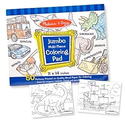 Melissa & Doug Jumbo Coloring Pad - Blue