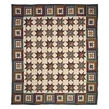 Patch Magic Queen Cottage Star Duvet Cover, 88-Inch by 98-Inch