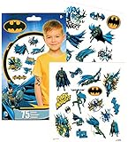 DC Comics BATMAN Temporary Tattoos - Pack of 75