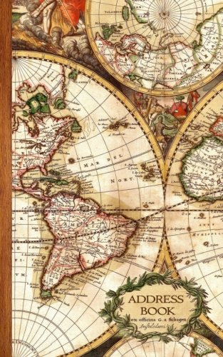 Address Book: Antique Map Gifts / Presents ( Small Telephone and Address Book ) (Address Books - Travel & World Cultures)