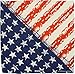 Wolverine 3 Piece Bandana Set 22 Inch Square Assortment American Flag Red White and Blue ...