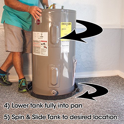 Tough Pans 27 inch CONTRACTOR Hot Water heater Drain Pan with PVC