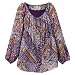 Girls' Xhilaration® Long-Sleeve Chiffon Top - Purple