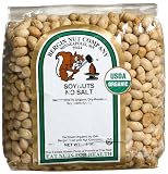 Bergin Nut Company Organic Soynuts, Roasted No Salt, 9-Ounce Bags (Pack of 6)