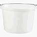 Miller Mfg. P8WHITE 8 Quart Poly Bucket