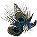 Simplicity® Peacock Feather Hair Clip/Fascinator with Rhinestones