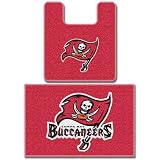 Tampa Bay Buccaneers Two Piece Bath Rug Set