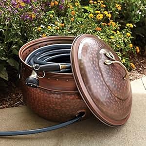 Amazon.com: Garden Hose Storage Pot with Lid: Patio, Lawn & Garden