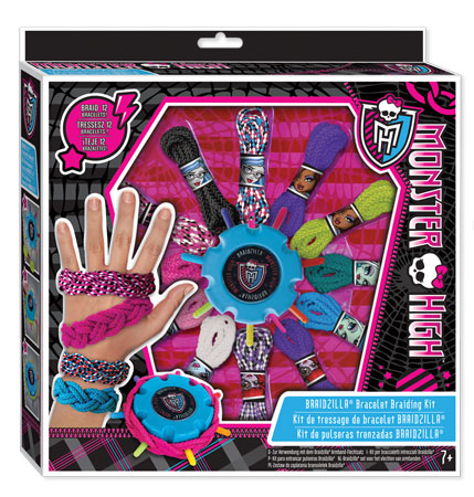 Monster High Braidzilla Bracelet Braiding Kit