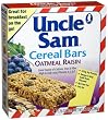 U.S. Mills Uncle Sam Cereal Bars, Oatmeal Raisin, 1.76-Ounce Bars in 4-Count Boxes (Pack of 12)