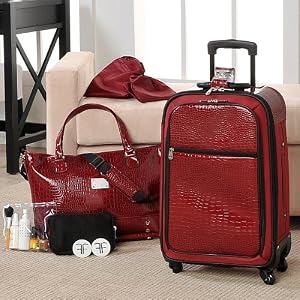 Joy Mangano Clothes It All Luxury Carry All Luggage Set