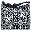 Midnight Sky Blue Print Hobo Diaper Bag
