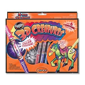 Giddy Up 3D Creatures Blendy Pen Activity Sm