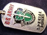 US SPECIAL FORCES GREEN BERETS MILITARY DOG TAG PENDANT