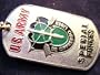 US SPECIAL FORCES GREEN BERETS MILITARY DOG TAG PENDANT