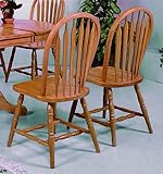Dark Oak Arrow Windsor Chair (Set of 2) by Crown Mark