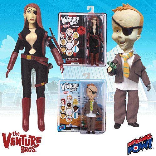 The Venture Bros. Molotov and Billy Quizboy Action Figures
