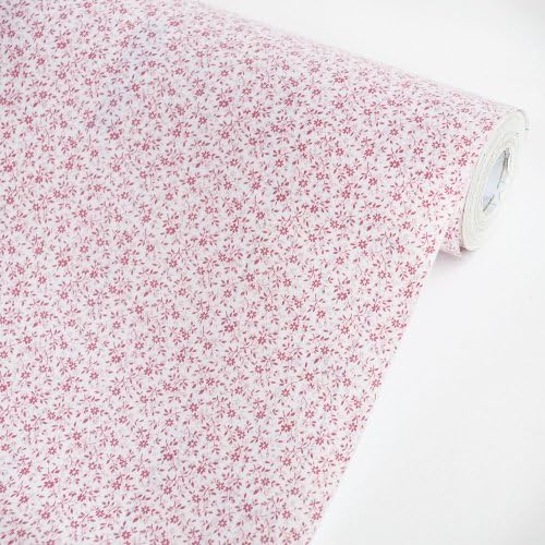 Pink Small Florals - Self-Adhesive Printed Window Film Home Decor(Roll)